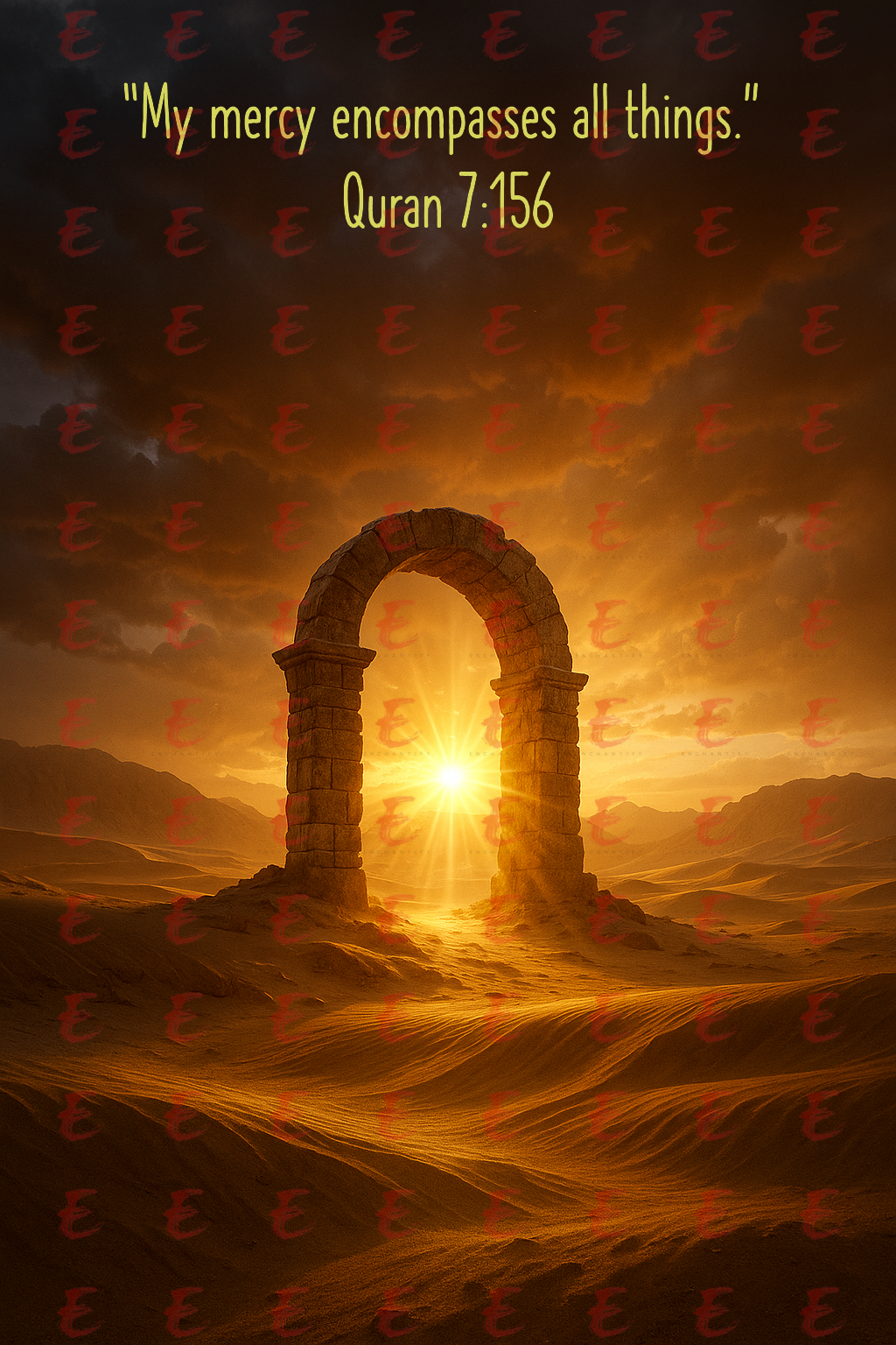 “My mercy encompasses all things.” Quran 7:156