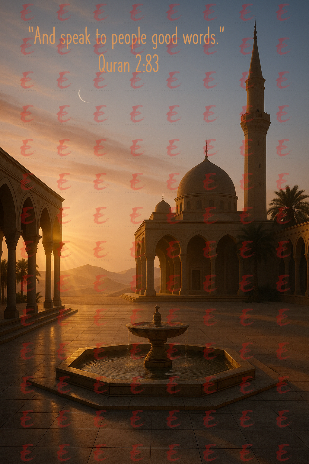 “And speak to people good words.” Quran 2:83