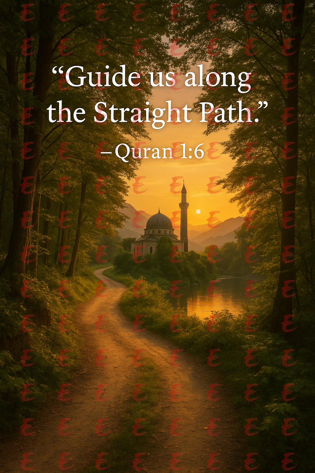 "Guide us along the Straight Path." Quran 1:6