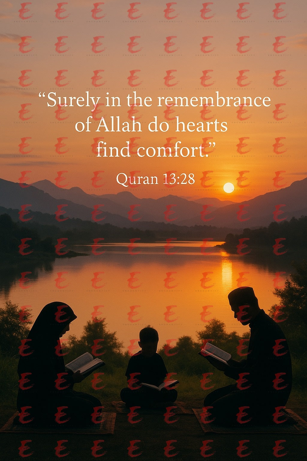 "Surely in the remembrance of Allah do hearts find comfort." Quran 13:28