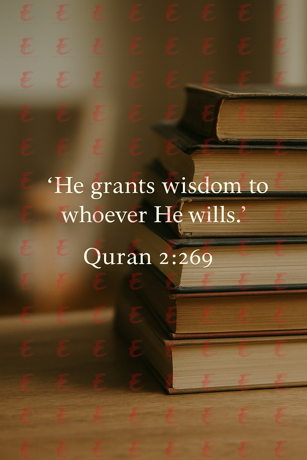 "He grants wisdom to whoever He wills." Quran 2:269