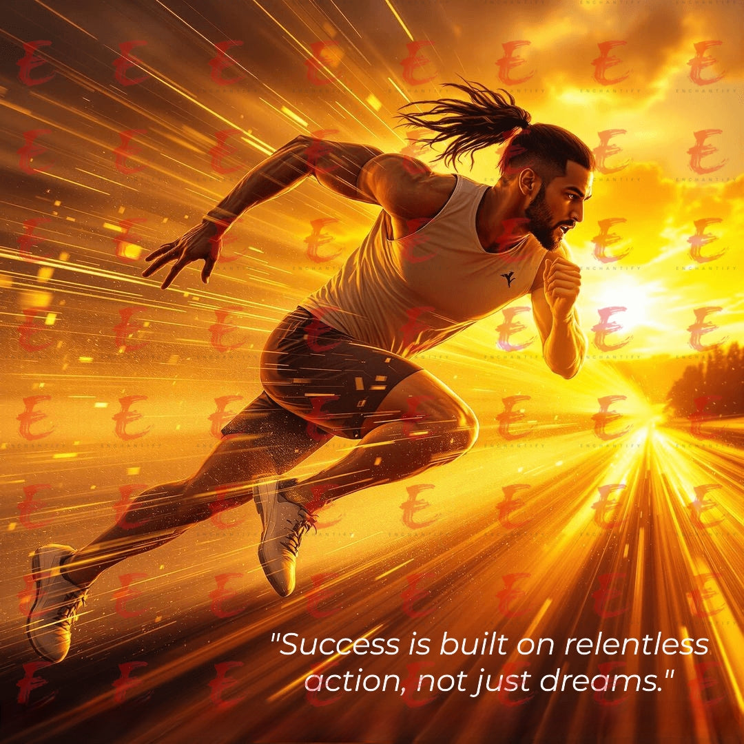 Success is built on relentless action, not just dreams