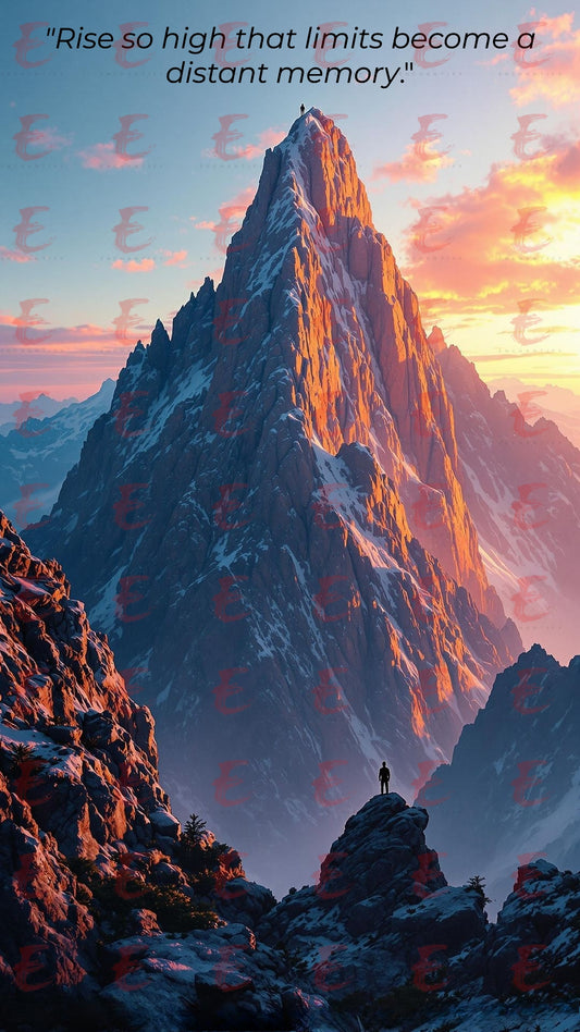 Rise so high that limits become a distant memory