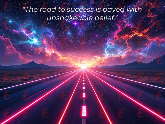 The road to success is paved with unshakeable belief