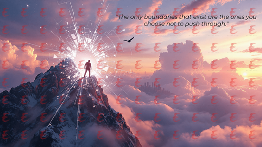 The only boundaries that exist are the ones you choose not to push through