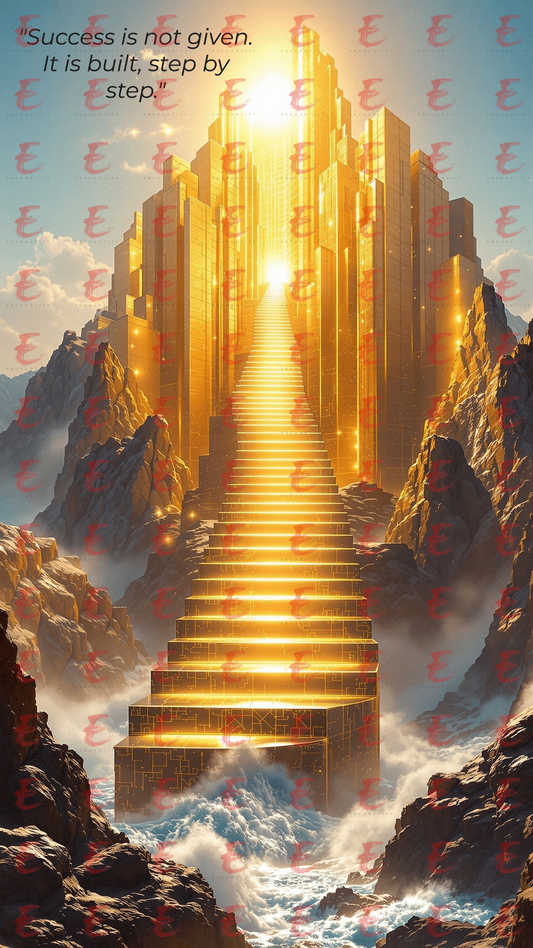 Success is not given. It is built, step by step.