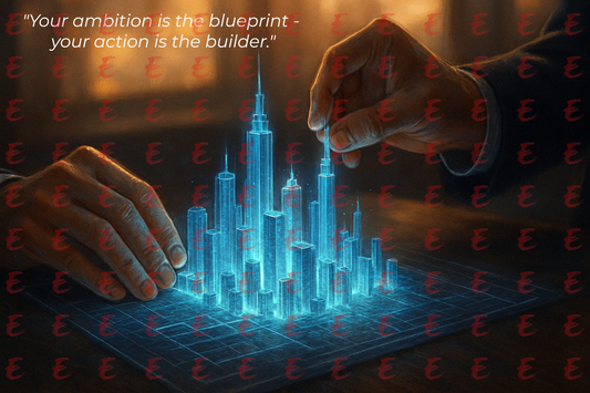 Your ambition is the blueprint - your action is the builder.