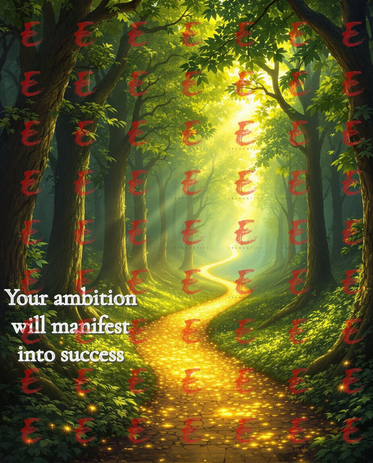 Your ambition will manifest into success