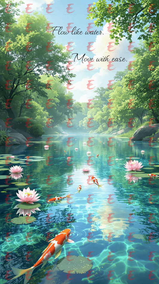 Flow like water. Move with ease.