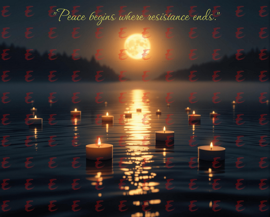 Peace begins where resistance ends.