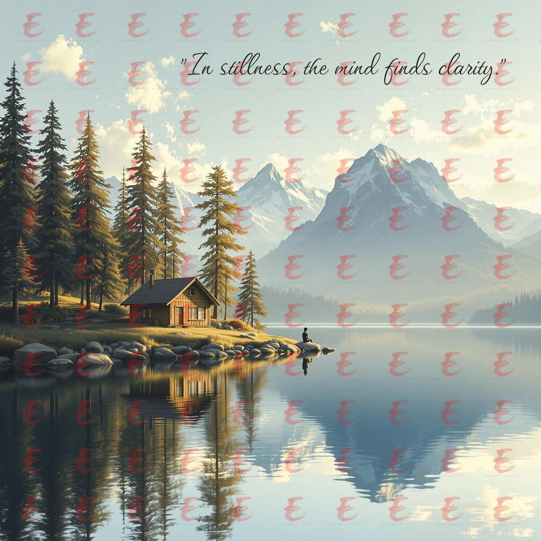 In stillness, the mind finds clarity.