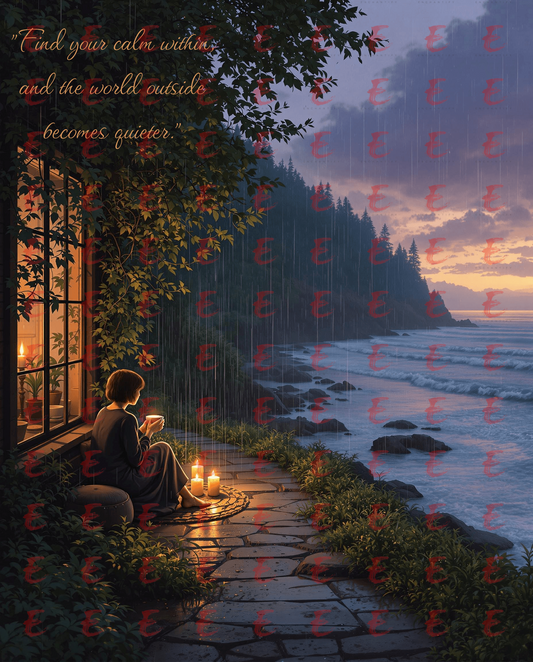 Find your calm within, and the world outside becomes quieter.