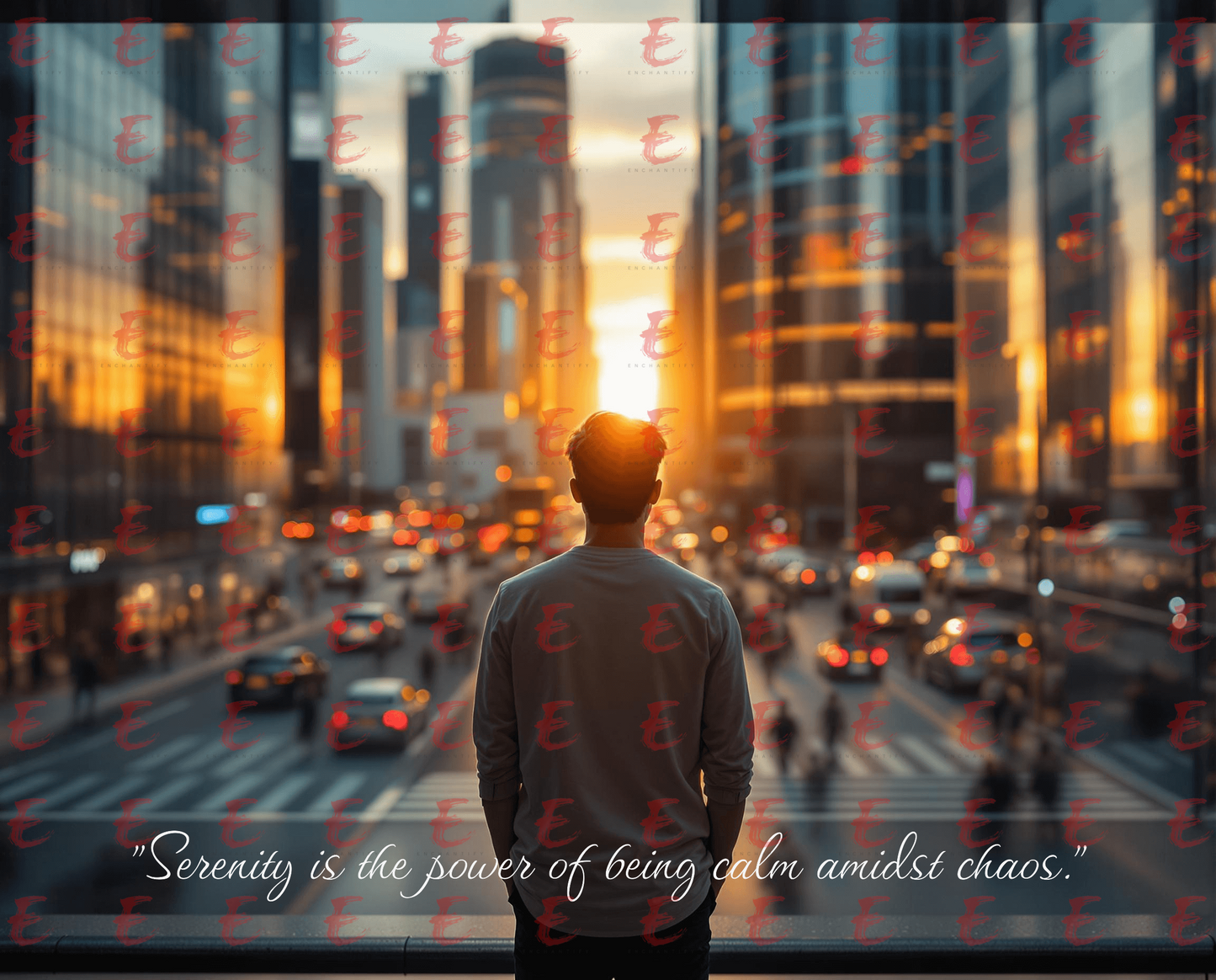 Serenity is the power of being calm amidst chaos.