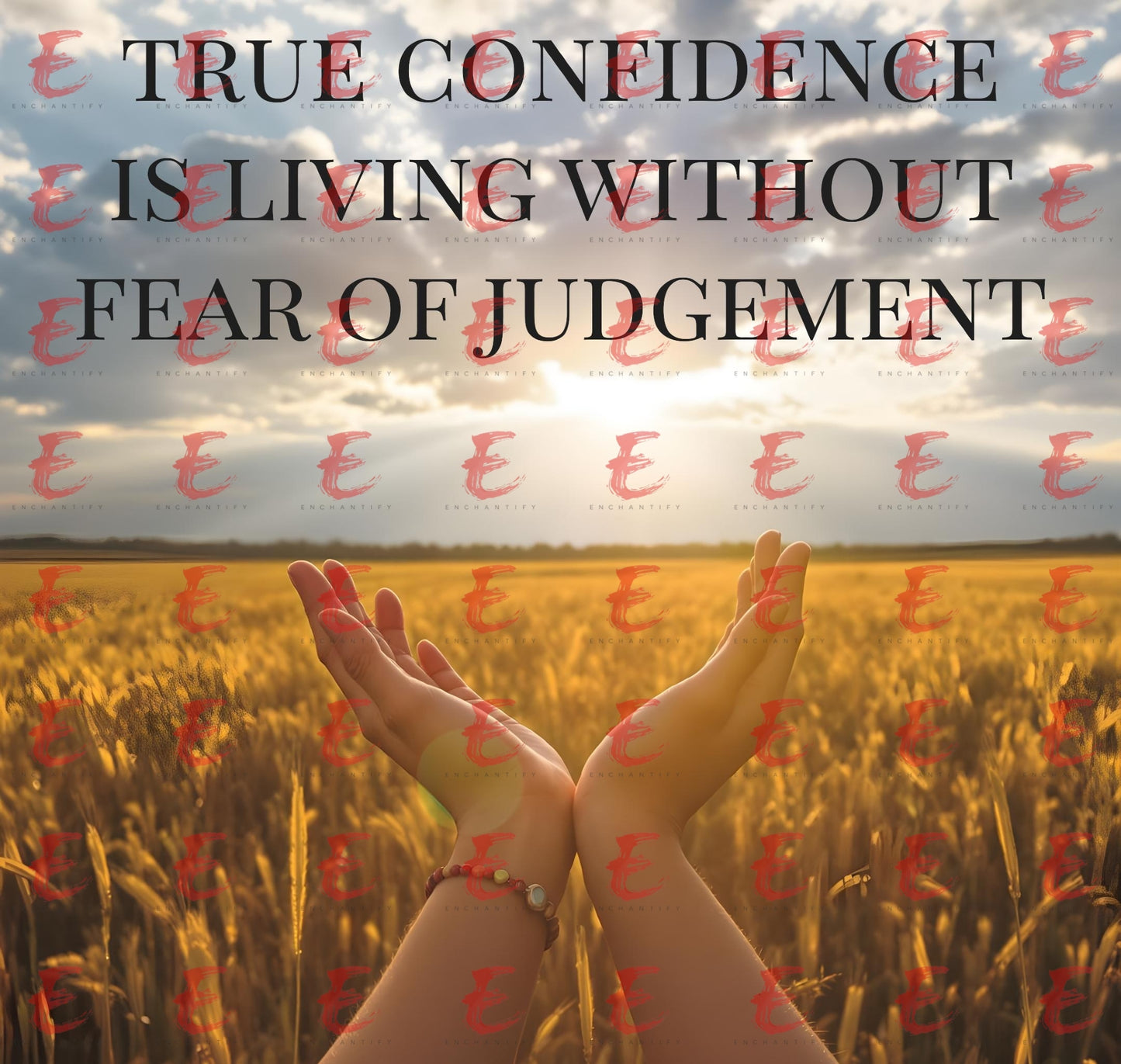 True confidence is living without fear of judgment