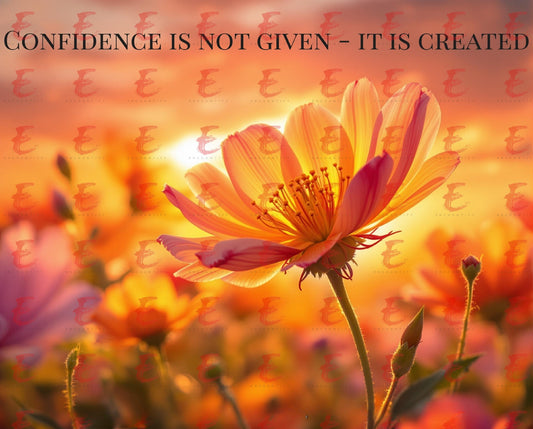 Confidence is not given - it is created