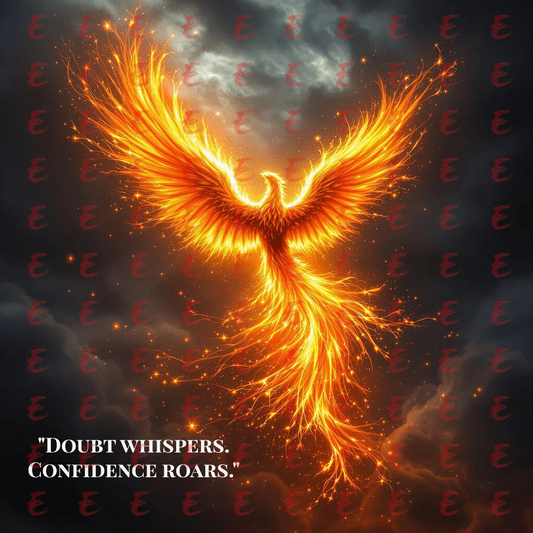 Doubt whispers. Confidence roars.