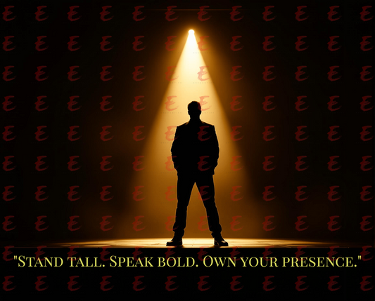 Stand tall. Speak bold. Own your presence.