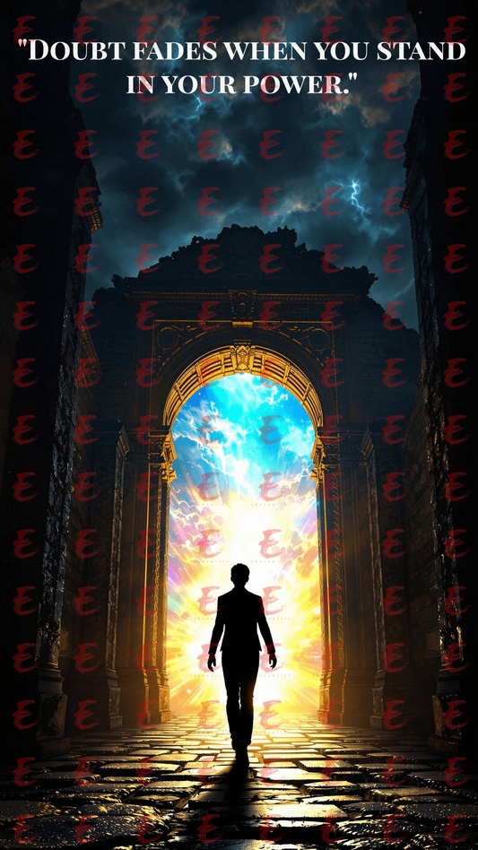 Doubt fades when you stand in your power.