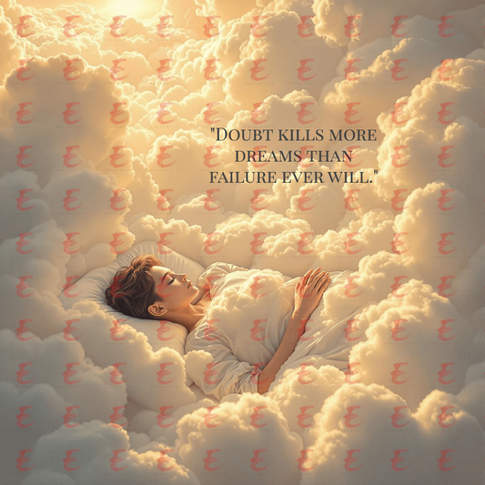 Doubt kills more dreams than failure ever will.