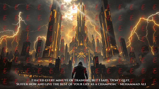 I hated every minute of training, but I said, 'Don't quit. Suffer now and live the rest of your life as a champion.' - Muhammad Ali