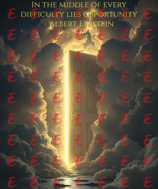 In the middle of every difficulty lies opportunity - Albert Einstein