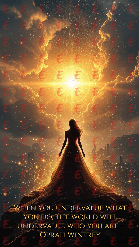 When you undervalue what you do, the world will undervalue who you are - Oprah Winfrey
