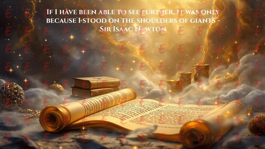 If I have been able to see further, it was only because I stood on the shoulders of giants - Sir Isaac Newton