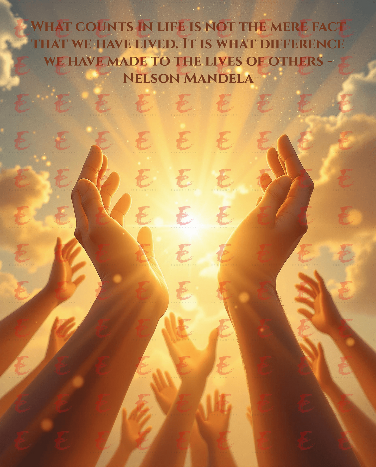 What counts in life is not the mere fact that we have lived. It is what difference we have made to the lives of others - Nelson Mandela