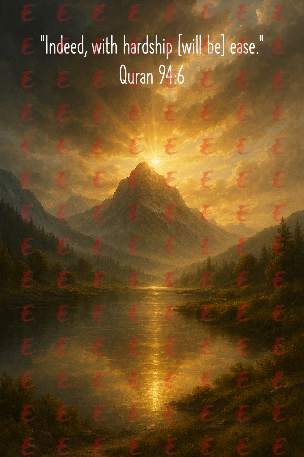 "Indeed, with hardship [will be] ease." Quran 94:6