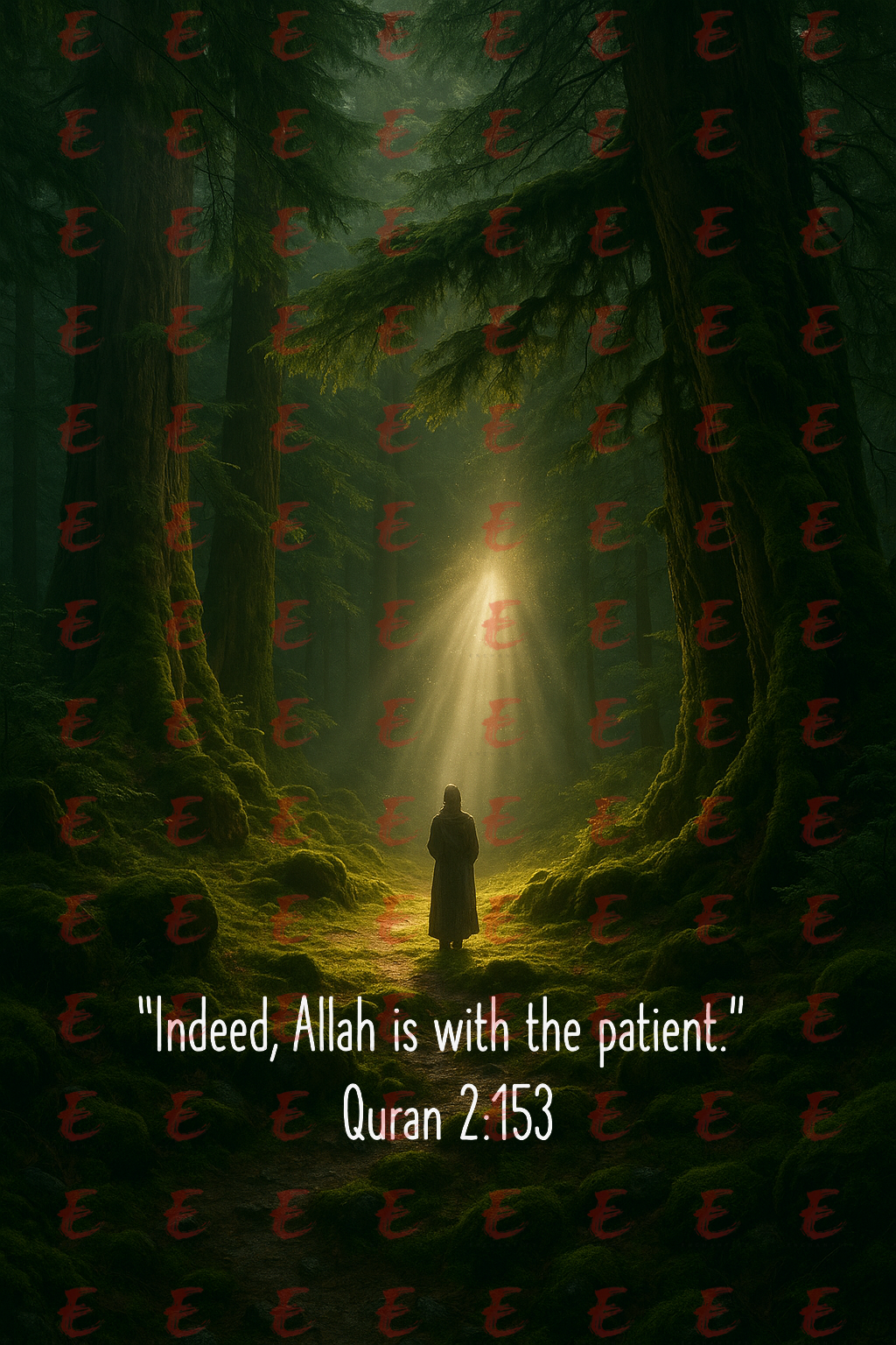 “ Indeed, Allah is with the patient.” Quran 2:153