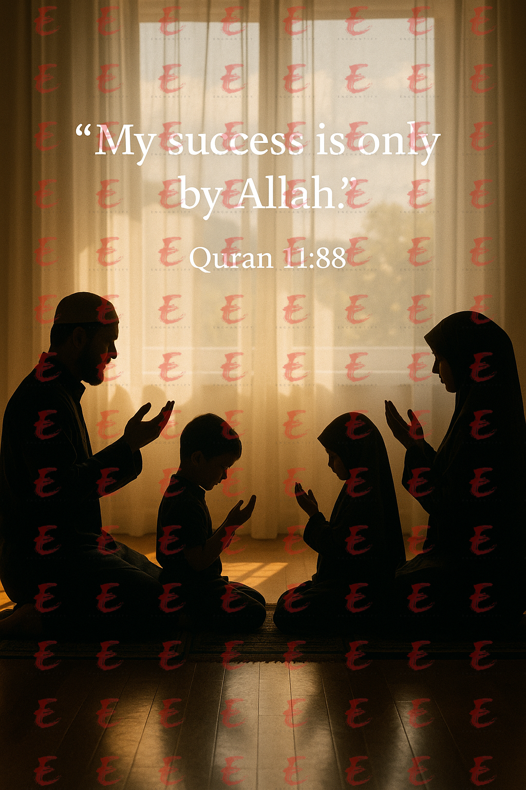 "My success is only by Allah." Quran 11:88