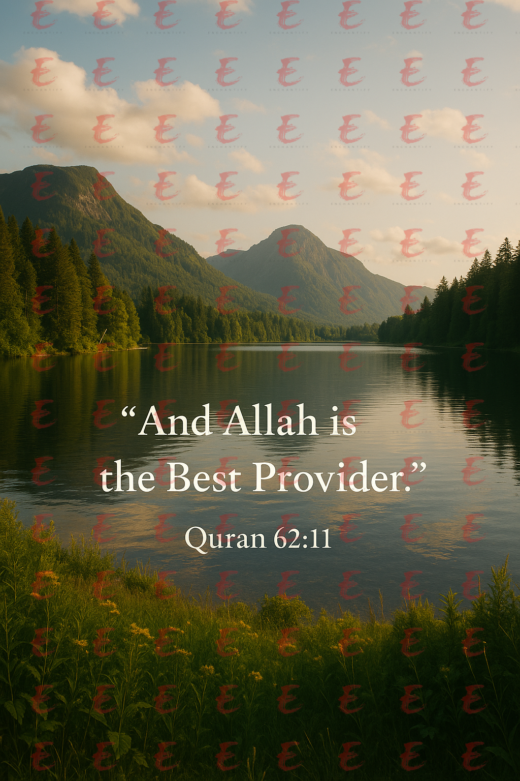 "And Allah is the Best Provider.” Quran 62:11