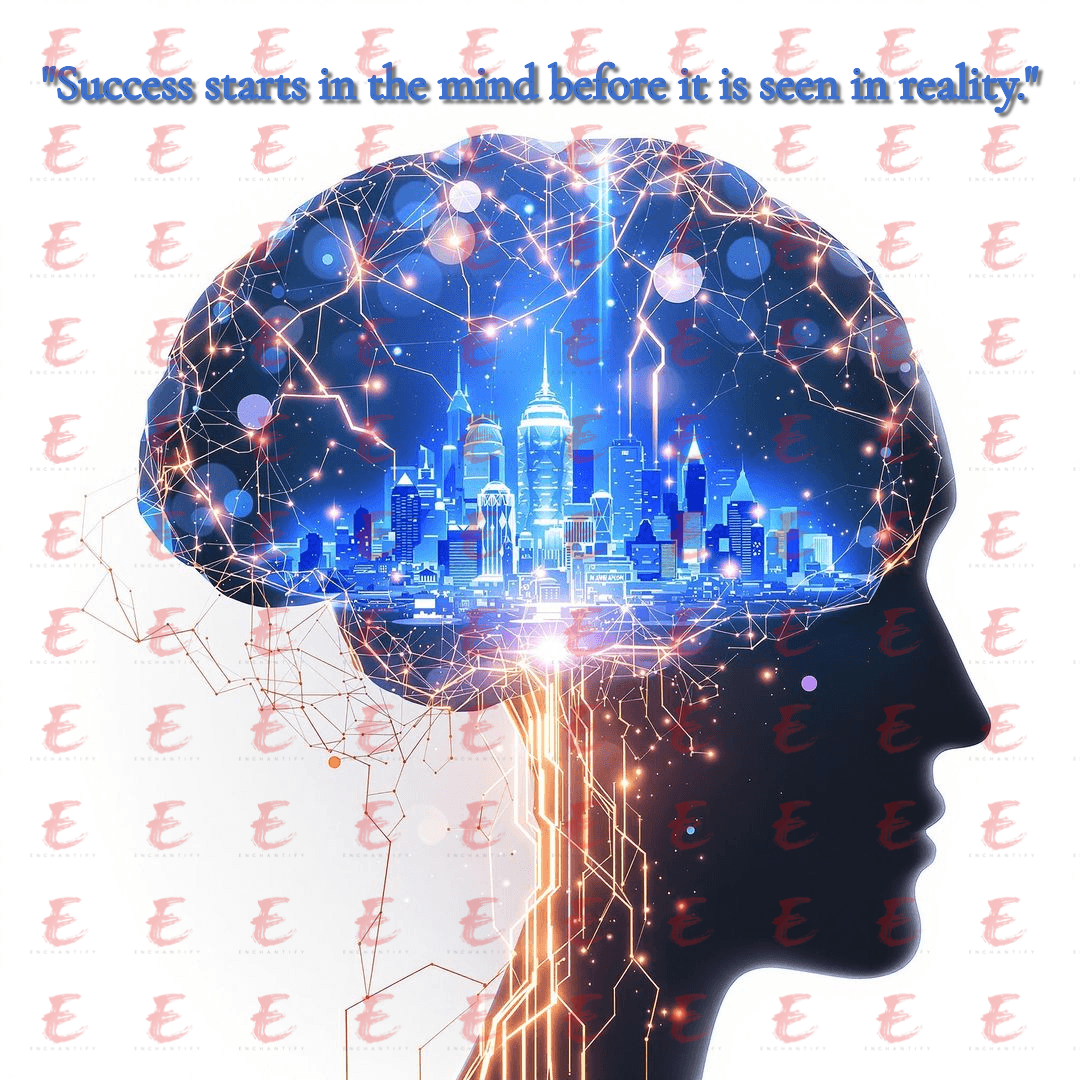 Success starts in the mind before it is seen in reality.