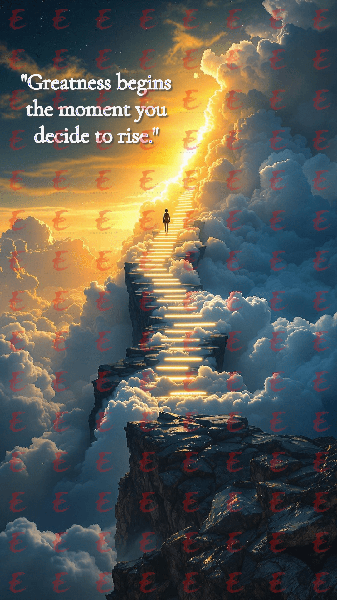 Greatness begins the moment you decide to rise.