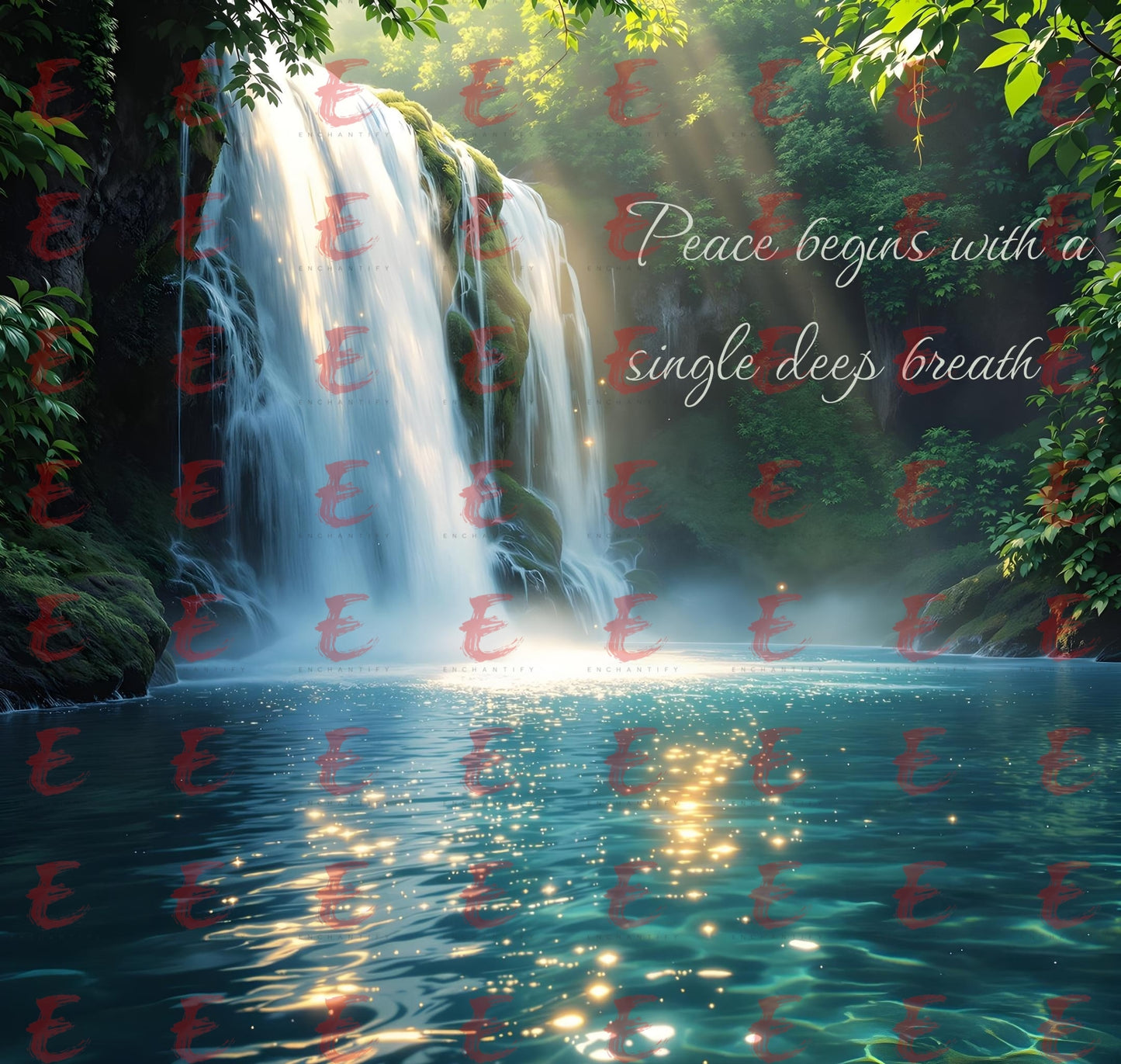 Peace begins with a single deep breath